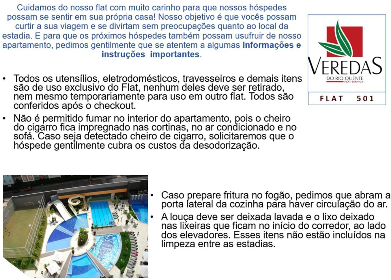 Flat 501 - Condominio Veredas Do Rio Quente - Diferenciado Com Ar Na Sala E No Quarto Εξωτερικό φωτογραφία