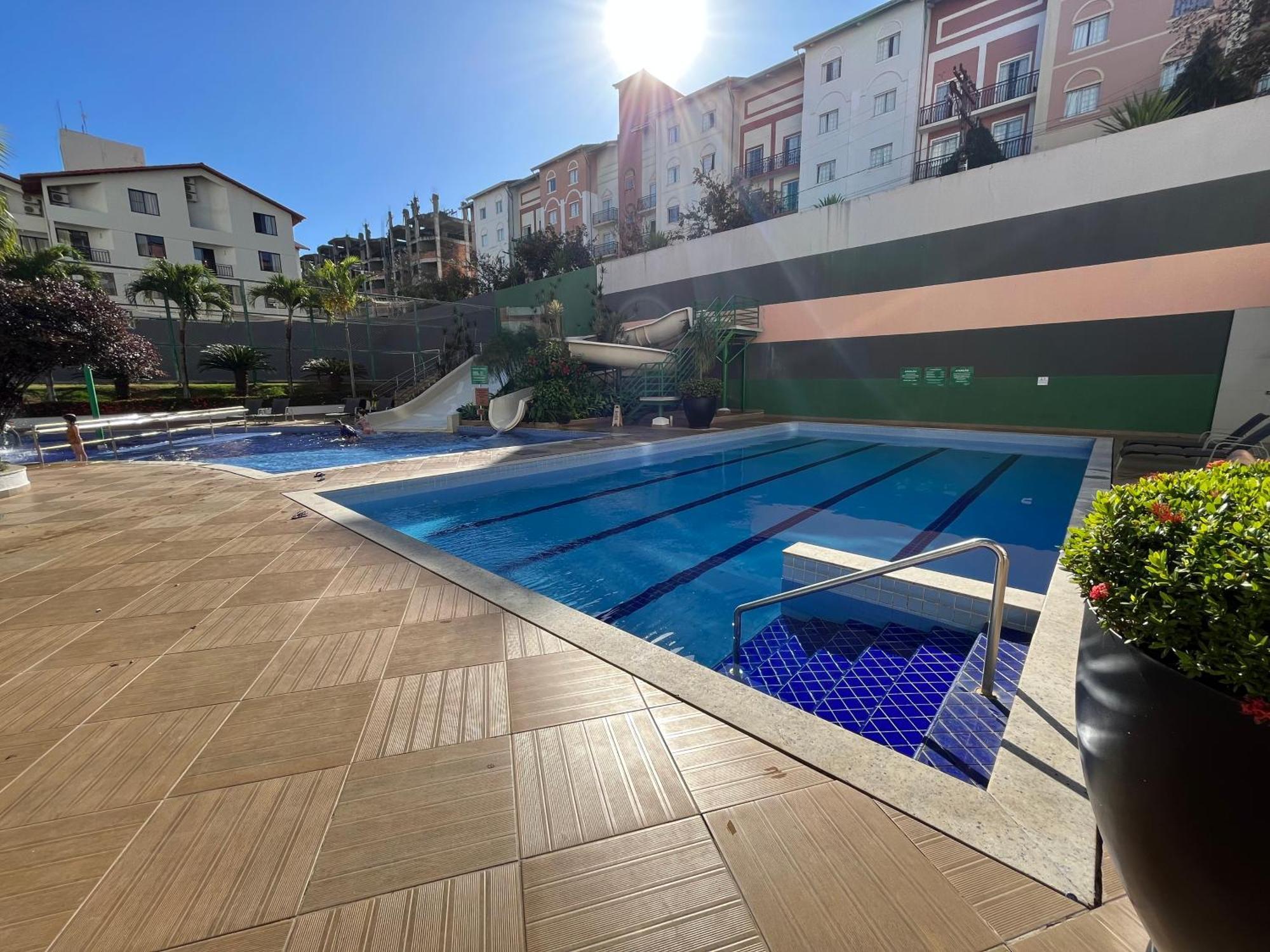 Flat 501 - Condominio Veredas Do Rio Quente - Diferenciado Com Ar Na Sala E No Quarto Εξωτερικό φωτογραφία